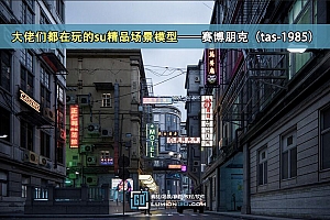 大佬们都在玩的su精品场景模型你确定不来一份?——赛博朋克(tas-1985)