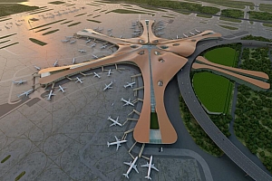 北京大兴机场LUMION10动画场景源文件带max模型(LU神免费)