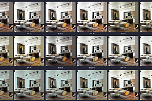 D5渲染器室内专用LUT调色预设100个