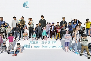 龙宇LUMION 三维静态亚洲人物中国人物276个/带缩略图