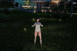 lumion角色动画小女孩早起