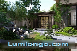 lumion11庭院景观日夜景参数2个
