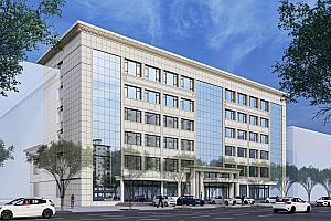 LUMION11室外公建办公楼场景/带su模型