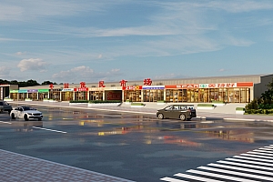 LUMION12便民市场场景 带模型带贴图