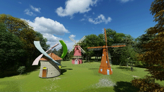 LUMION精品动态素材——动态风车15款