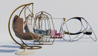 Lumion精品动态素材-五组动态秋千吊椅