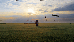 Lumion 动态 配景 队长的飘带